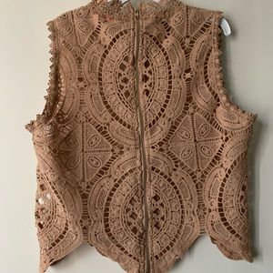 Embroidered crop top